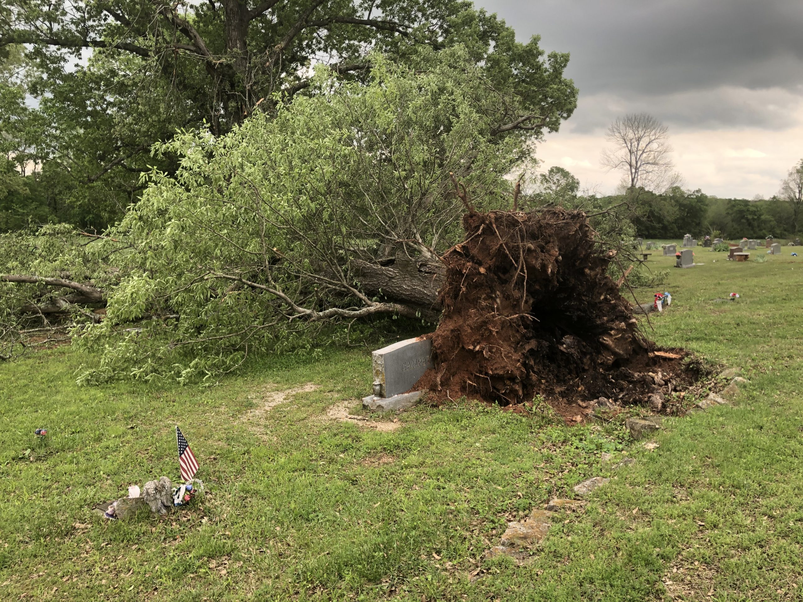 Hope Cemetery Damaged After Tuesday Morning Storms Imboden Live